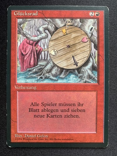 Mtg magic glücksrad wheel - glücksrad,