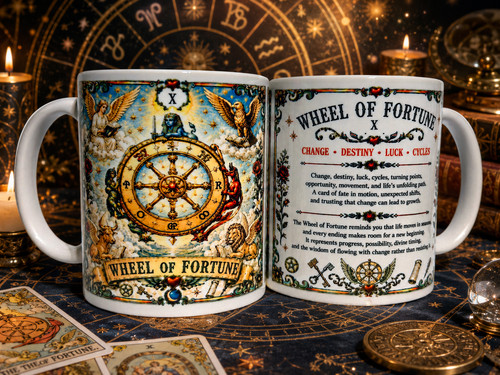 Wheel fortune tarot - mug,