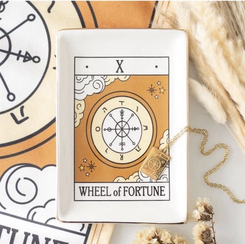 Wheel fortune vintage tarot - wheel, of