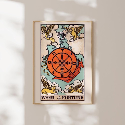Wheel fortune tarot - wheel, of