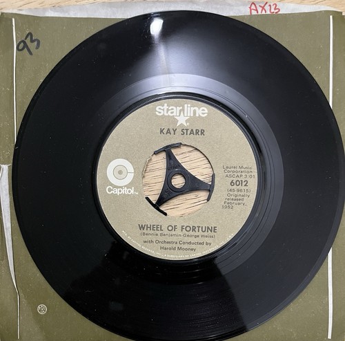 Kay starr wheel - starr, fortune