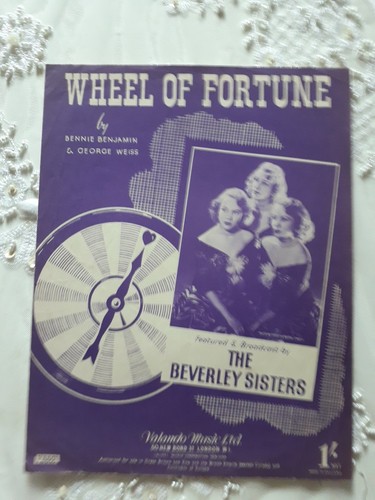 Wheel fortune sheet music - wheel,