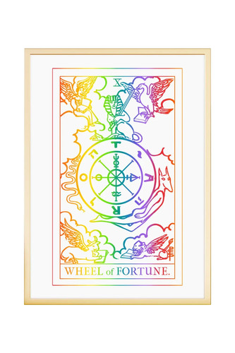 Wheel fortune tarot - wheel,